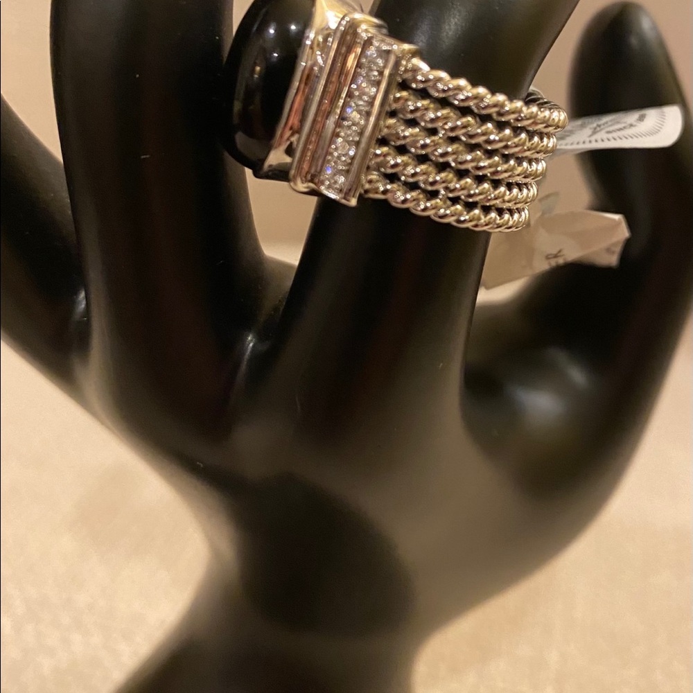 5 Twisted Braid Sterling Silver Ring - image 7